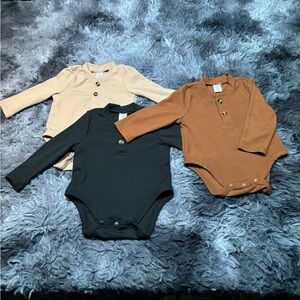 Baby Boy Long Sleeve Onesies